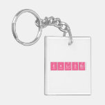 Chloe  Acrylic Keychains