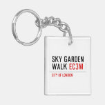 sky garden walk  Acrylic Keychains