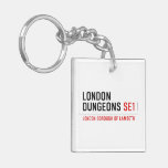 london dungeons  Acrylic Keychains