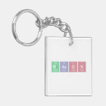 mason  Acrylic Keychains