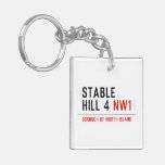 stable hill 4  Acrylic Keychains