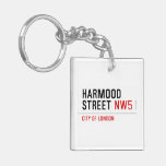 Harmood  Street  Acrylic Keychains