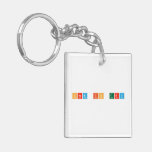 CHem is try  Acrylic Keychains