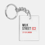 Milk  Street  Acrylic Keychains