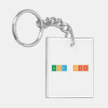 noha seif  Acrylic Keychains