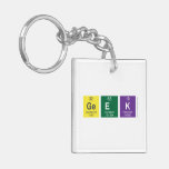 Geek  Acrylic Keychains
