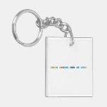 Happy Birthday Luke and Morgan!  Acrylic Keychains