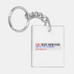G.W.F  Acrylic Keychains
