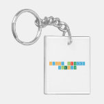 Happy Birthday
 Valentino  Acrylic Keychains