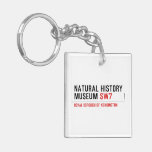 natural history museum  Acrylic Keychains