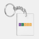 French  Acrylic Keychains