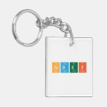Sedef  Acrylic Keychains