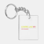 LOVERS LANE  Acrylic Keychains