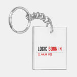  Logic  Acrylic Keychains