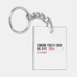 London Youth Choir Big Give   Acrylic Keychains