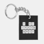 P aRK
 INSPIRES
 GENIUS  Acrylic Keychains