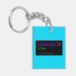 Eduånettè  Acrylic Keychains