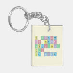No science
 is better 
 authenticated
 than
 the Bible  Acrylic Keychains