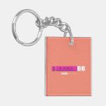 
 B.JHANE_11  Acrylic Keychains