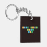 Hanie loraine
 loves
 you   Acrylic Keychains