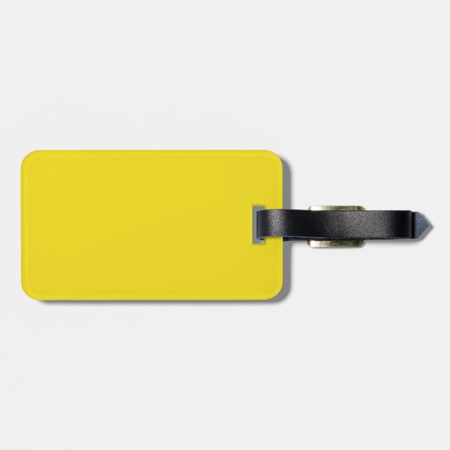 Acrylic Luggage Tag (Back Horizontal)