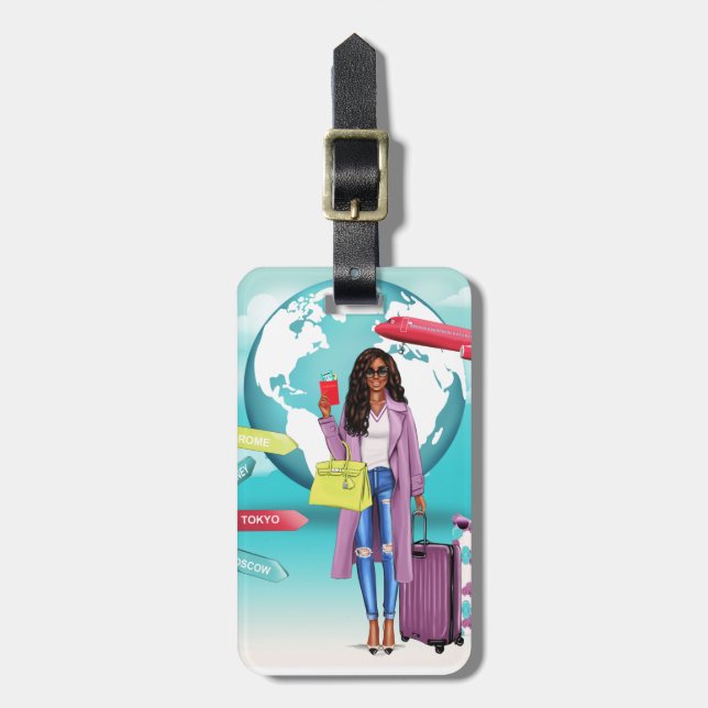 Acrylic Luggage Tag (Front Vertical)