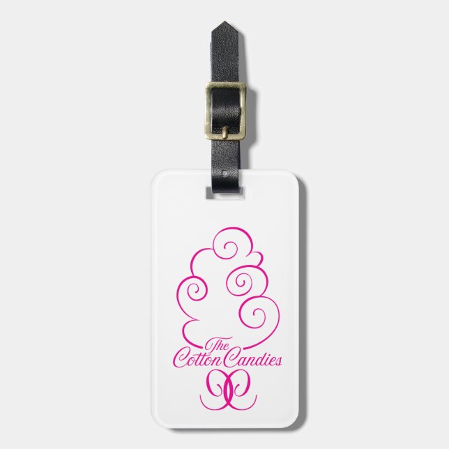 Acrylic Luggage Tag CC Logo (Front Vertical)