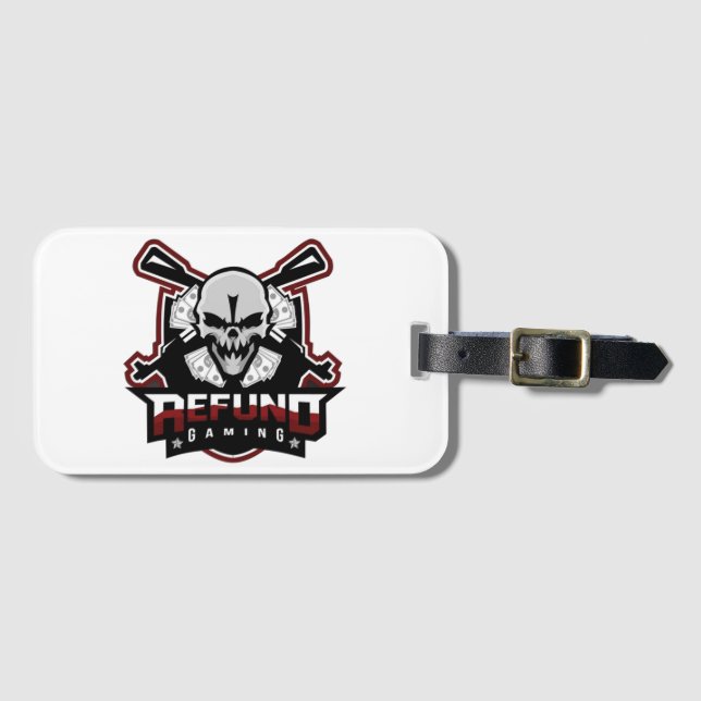 Acrylic Luggage Tag REFUND GAMING (Front Horizontal)