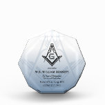 Acrylic Masonic Awards | Freemason Plaques<br><div class="desc">Personalize these classy acrylic masonic awards with the recipient's name, reason for the award, name of your freemason lodge, and the date, for a special gift. These masonic award plaques have a quality crystal glass look / feel, and are perfect for special lodge occasions where recognition is given to a...</div>