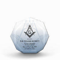 Acrylic Masonic Awards | Freemason Plaques