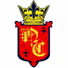 Acrylic November Criminals Shield Cutout Pin