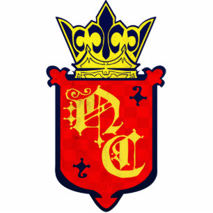 Acrylic November Criminals Shield Cutout Pin