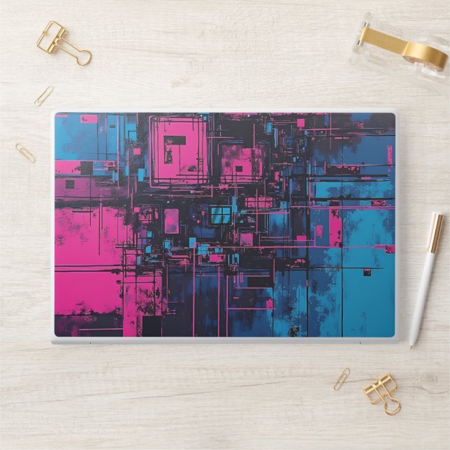 Acrylic one  HP laptop skin (Desk)