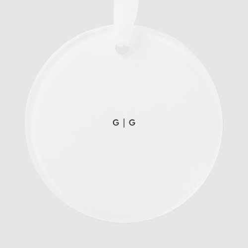 Acrylic Ornament, Acrylic Circle Ornament