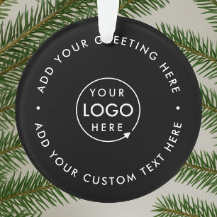 Acrylic Ornament   Business Logo Company Branded 