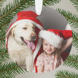 Acrylic Ornament | Oh What Fun Christmas Photo<br><div class="desc">Spread holiday cheer with this playful acrylic Christmas ornament featuring the phrase “Oh What Fun!” and your favorite photo. The clear acrylic design adds a modern, glossy touch while keeping the focus on your joyful family or couple photo. Easily personalize it in Zazzle’s design tool by uploading your image, adding...</div>