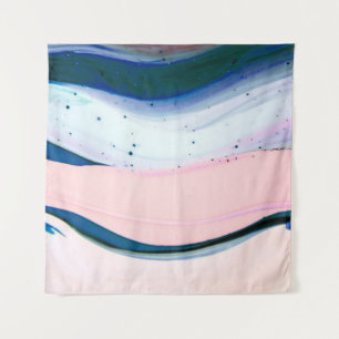 acrylic, paint, abstract. Closeup of the painting. Tapestry