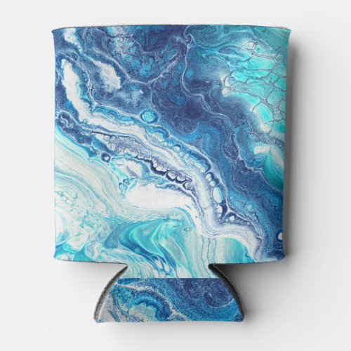 Acrylic paint abstract color tones can cooler