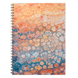 Acrylic paint notebook