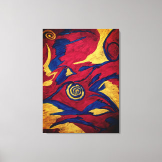 Acrylic Painting Canvas Print