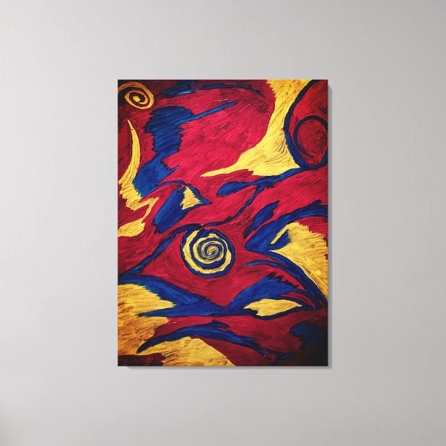Acrylic Painting Canvas Print (Front)