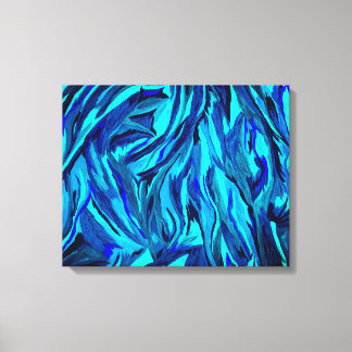Acrylic Painting Canvas Print