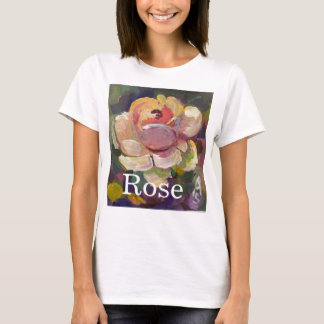 Acrylic painting, rose T-Shirt