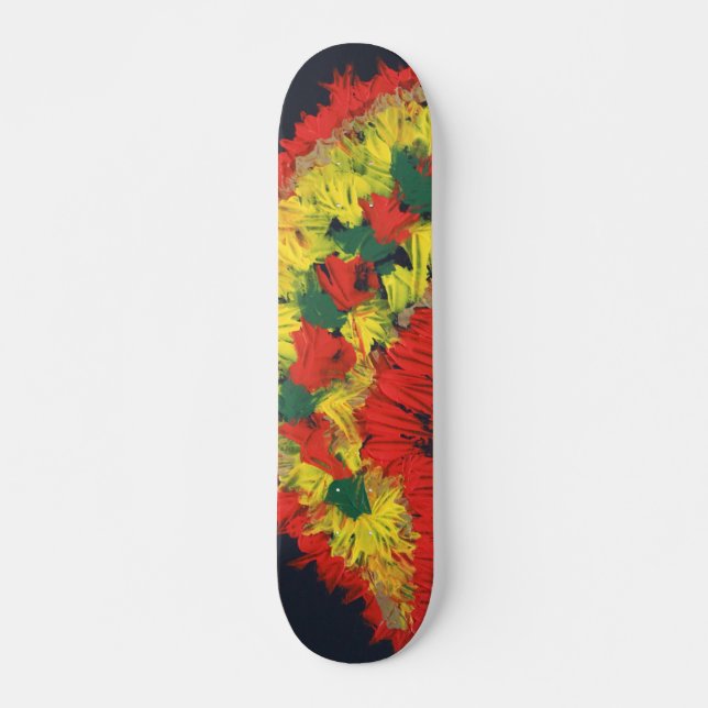 Acrylic Painting Skateboard (Front)