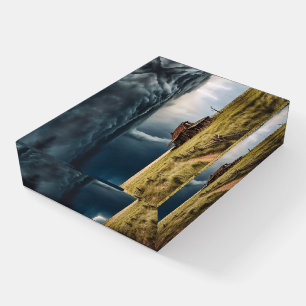 Acrylic Paperweight Prairie Tornado Storms