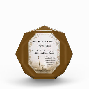 Acrylic Pastor Appreciation Award