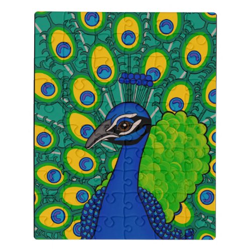 Acrylic Peacock puzzle