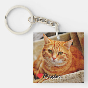 Acrylic Personalized Pet Photo Keychain