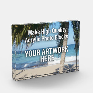 Acrylic Photo Block For Your Artwork