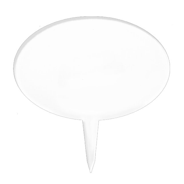 Acrylic Photo Decor Cake Topper (Front)